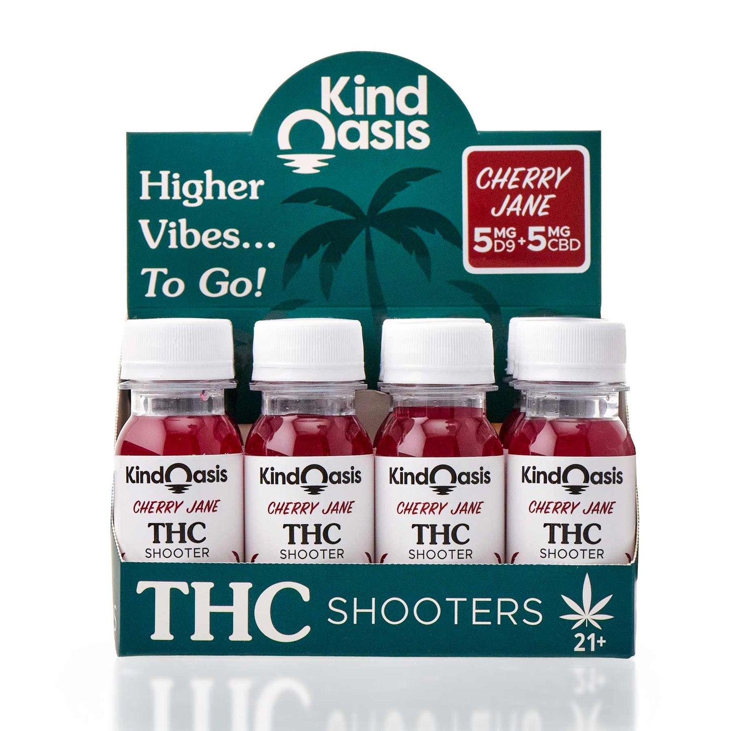 Delta 9 THC Shooter - 5mg D9 + 5mg CBD  Cherry Jane
