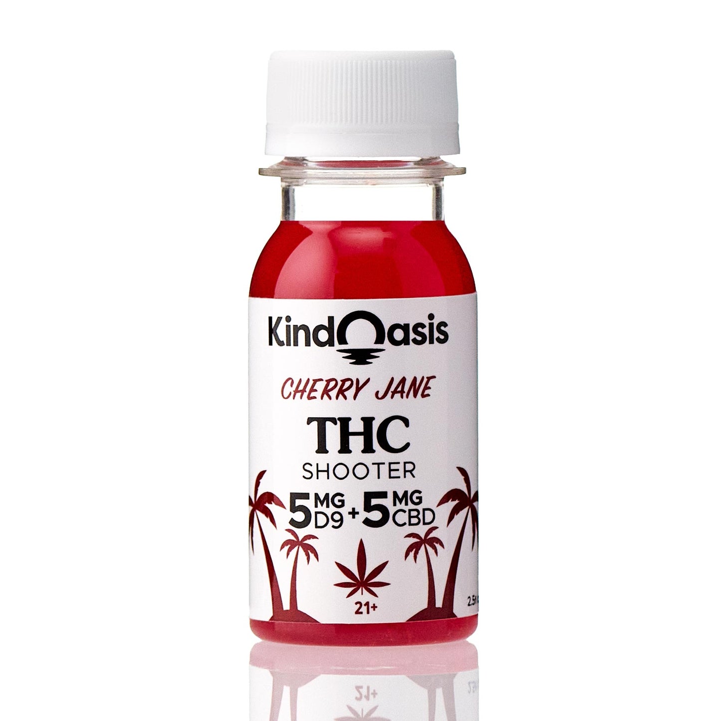 Delta 9 THC Shooter - 5mg D9 + 5mg CBD  Cherry Jane