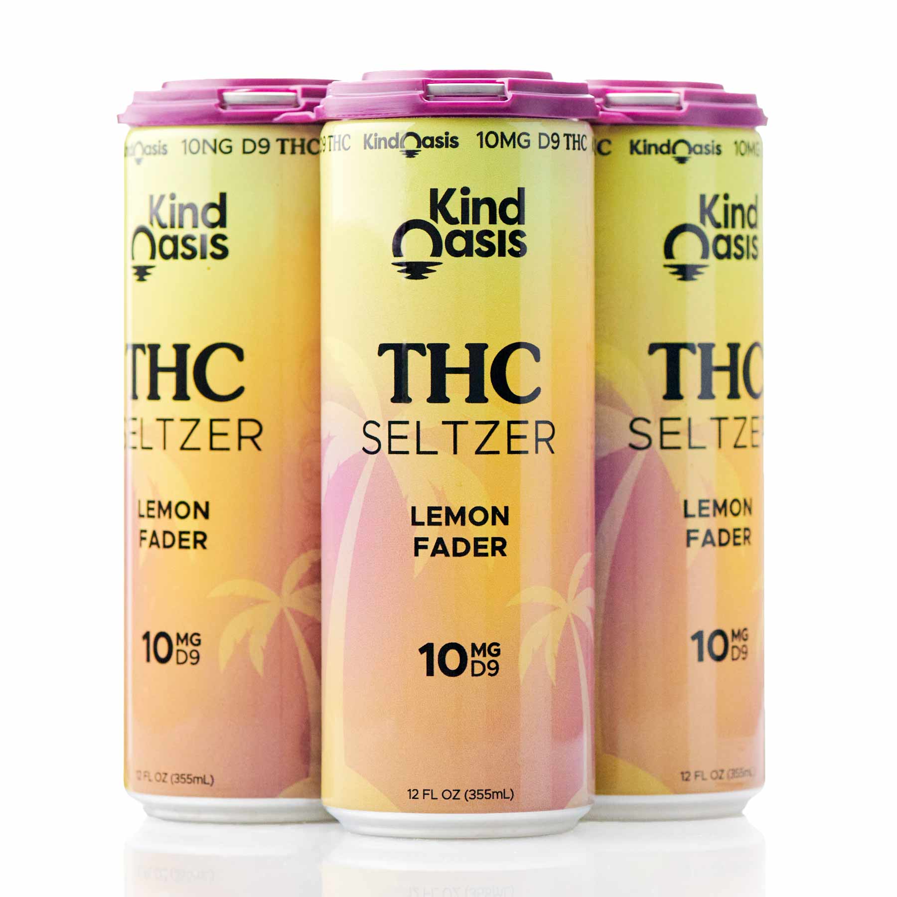 delta-9-thc-seltzer-4-pack-10mg-lemon-fader-kind-oasis