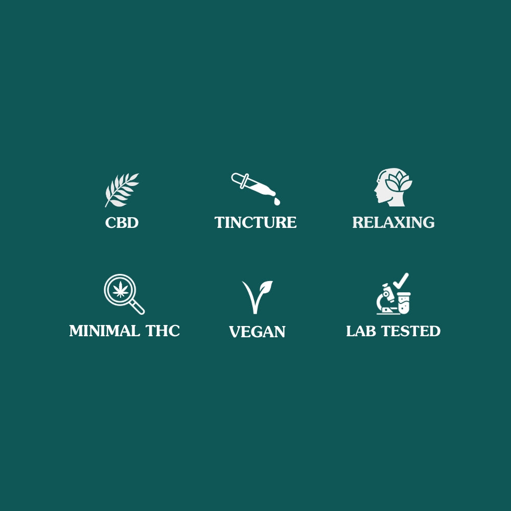 KO CBD Tinctures - Full Spectrum, minimal THC, vegan and lab tested