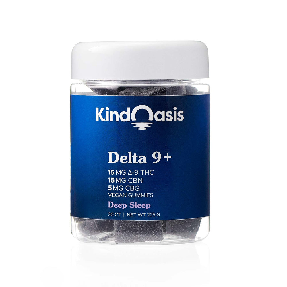 Deep Sleep Gummies - Delta 9 THC 15mg + CBN 15mg + CBG 5mg - 30ct