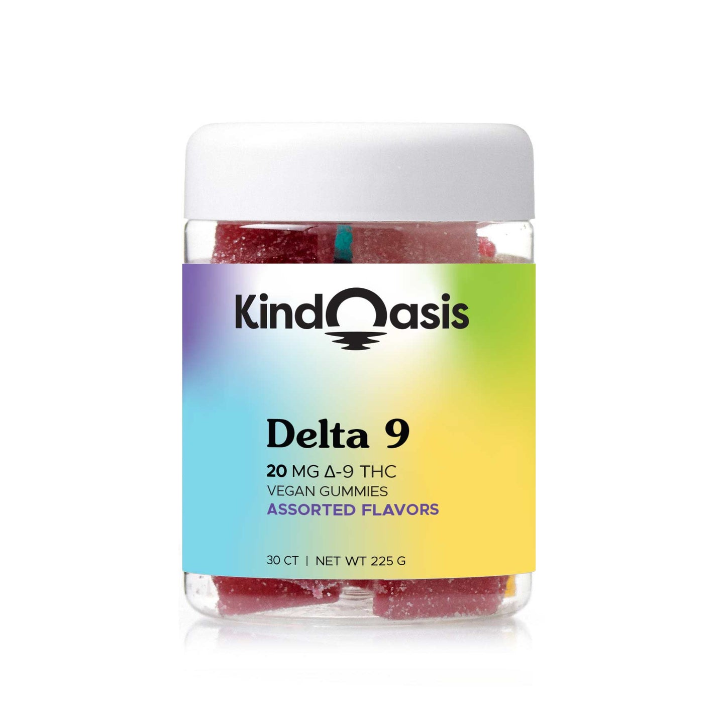Delta 9 THC 20mg Gummies 30ct Assorted Kind Oasis
