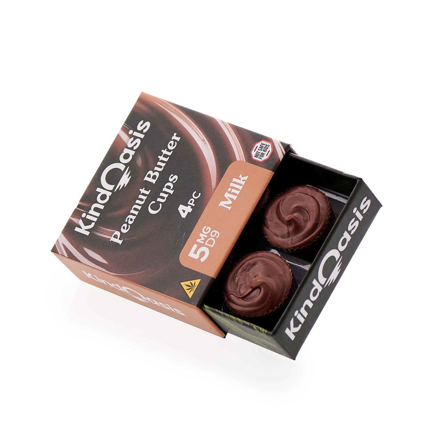 Delta 9 THC 5mg - Peanut Butter Cups - Milk Chocolate 4ct