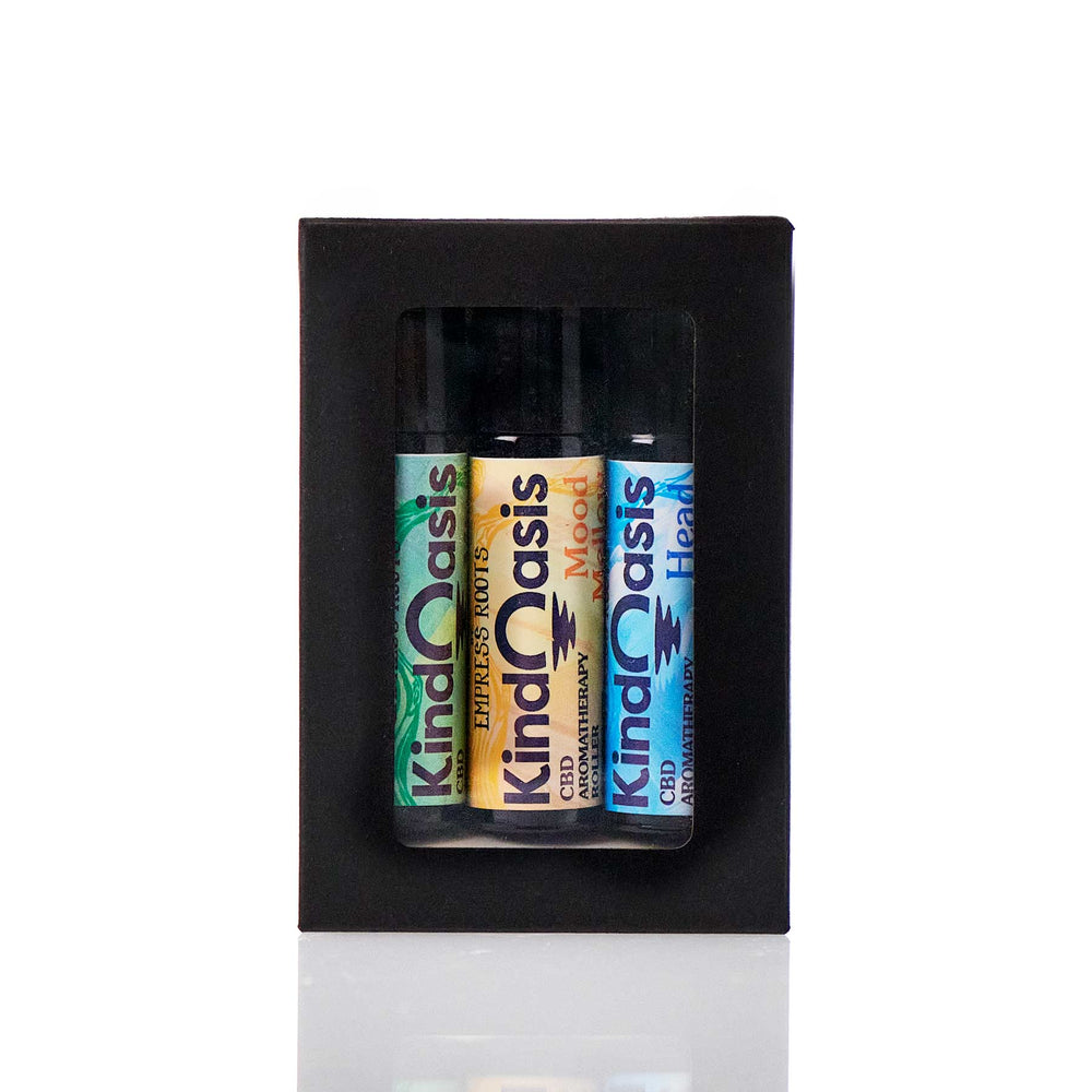 
                      
                        Kind Oasis - CBD Aromatherapy Roller Trio
                      
                    