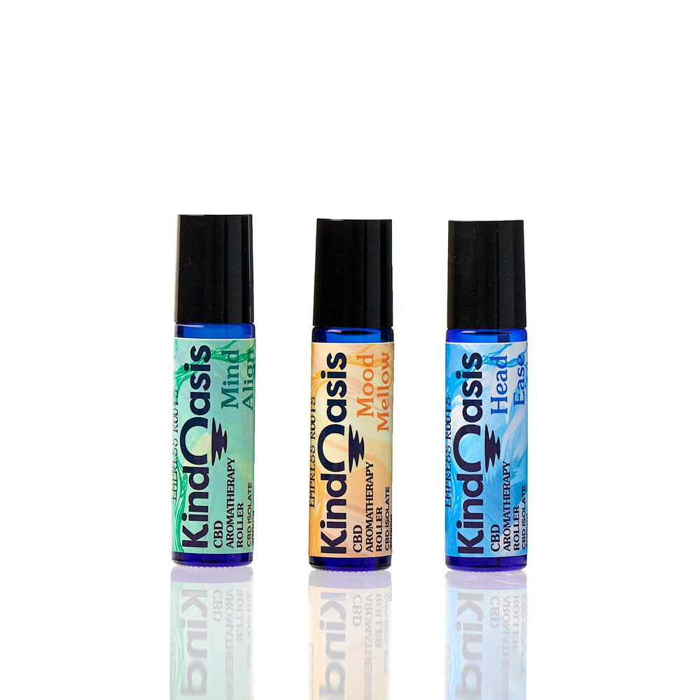 Kind Oasis - CBD Aromatherapy Roller Trio