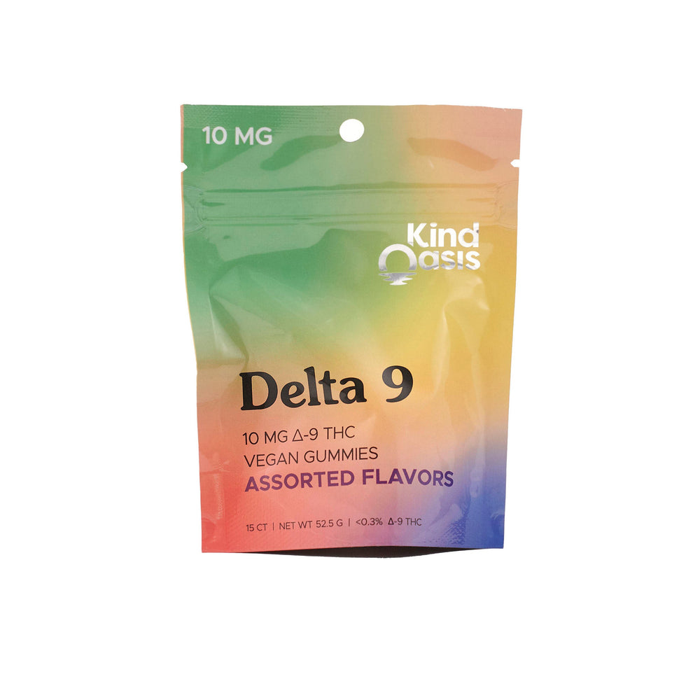 Kind Oasis Gummies - Delta 9 THC 10mg - 15ct Assorted